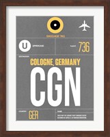 CGN Cologne Luggage Tag II Fine Art Print