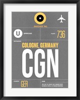 CGN Cologne Luggage Tag II Fine Art Print