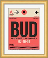 BUD Budapest Luggage Tag I Fine Art Print