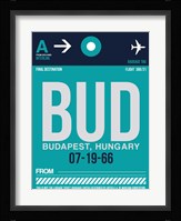 BUD Budapest Luggage Tag II Fine Art Print