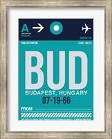 BUD Budapest Luggage Tag II Fine Art Print