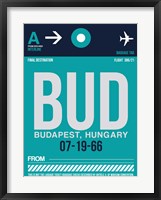 BUD Budapest Luggage Tag II Fine Art Print
