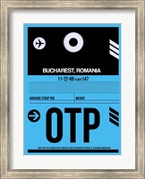 OTP Bucharest Luggage Tag II Fine Art Print