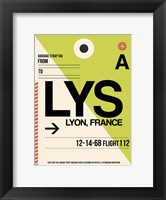 LYS Lyon Luggage Tag I Fine Art Print