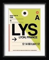 LYS Lyon Luggage Tag I Fine Art Print