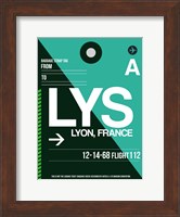 LYS Lyon Luggage Tag II Fine Art Print
