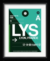 LYS Lyon Luggage Tag II Fine Art Print