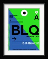 BLQ Bologna Luggage Tag II Fine Art Print