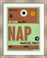 APF Naples Luggage Tag I Fine Art Print