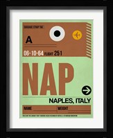 APF Naples Luggage Tag I Fine Art Print