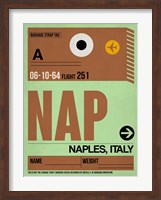 APF Naples Luggage Tag I Fine Art Print