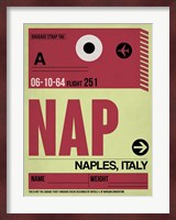 APF Naples Luggage Tag II Fine Art Print