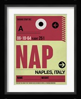 APF Naples Luggage Tag II Fine Art Print