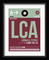 LCA Cyprus Luggage Tag II Fine Art Print