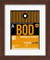 BOD Bordeaux Luggage Tag II Fine Art Print