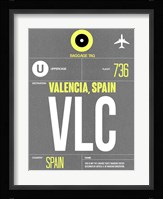 VLC Valencia Luggage Tag II Fine Art Print