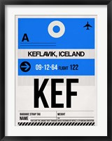 KEF Keflavik Luggage Tag I Fine Art Print