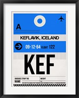 KEF Keflavik Luggage Tag I Fine Art Print