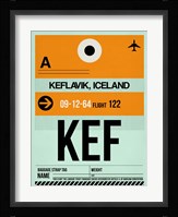 KEF Keflavik Luggage Tag II Fine Art Print