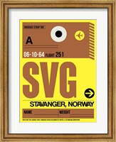 SVG Stavanger Luggage Tag I Fine Art Print