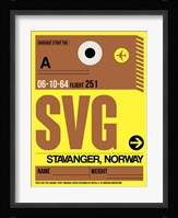 SVG Stavanger Luggage Tag I Fine Art Print