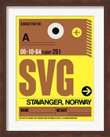 SVG Stavanger Luggage Tag I Fine Art Print