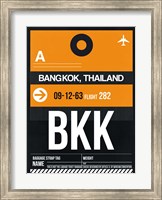 BKK Bangkok Luggage Tag I Fine Art Print