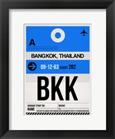 BKK Bangkok Luggage Tag II Fine Art Print