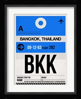 BKK Bangkok Luggage Tag II Fine Art Print