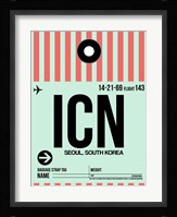 ICN Seoul Luggage Tag I Fine Art Print