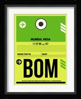 BOM Mumbai Luggage Tag I Fine Art Print