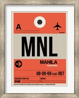 MNL Manila Luggage Tag I Fine Art Print