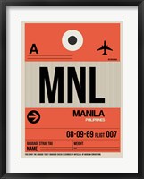 MNL Manila Luggage Tag I Fine Art Print