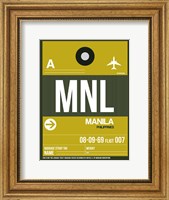MNL Manila Luggage Tag II Fine Art Print