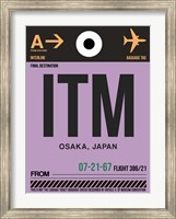 ITM Osaka Luggage Tag I Fine Art Print