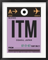 ITM Osaka Luggage Tag I Fine Art Print