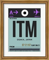 ITM Osaka Luggage Tag II Fine Art Print