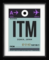 ITM Osaka Luggage Tag II Fine Art Print