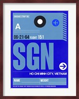 SGN Ho Chi Minh City Luggage Tag I Fine Art Print