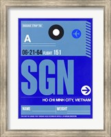 SGN Ho Chi Minh City Luggage Tag I Fine Art Print