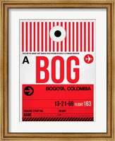 BOG Bogota Luggage Tag I Fine Art Print