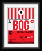 BOG Bogota Luggage Tag I Fine Art Print