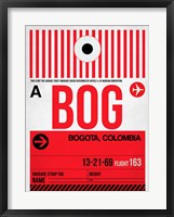 BOG Bogota Luggage Tag I Fine Art Print