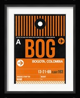 BOG Bogota Luggage Tag II Fine Art Print
