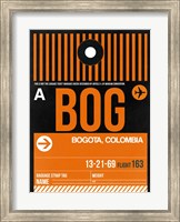 BOG Bogota Luggage Tag II Fine Art Print