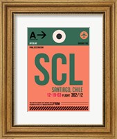 SCL Santiago Luggage Tag I Fine Art Print