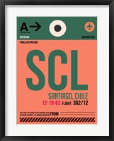 SCL Santiago Luggage Tag I Fine Art Print