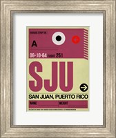 SJU San Juan Luggage Tag II Fine Art Print