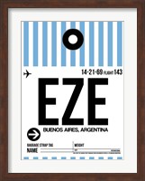 EZE Buenos Aires Luggage Tag I Fine Art Print
