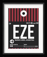 EZE Buenos Aires Luggage Tag II Fine Art Print